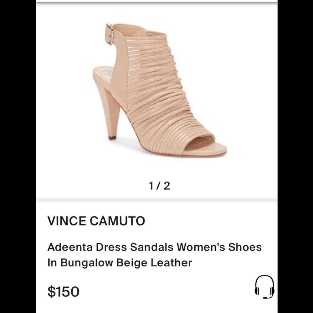Vince Camuto Women's Adeenta Heeled Sandal beige